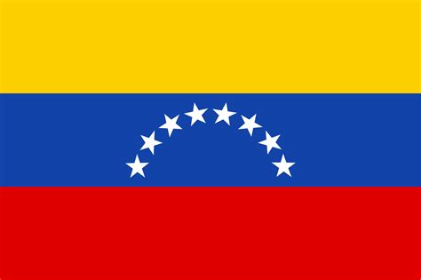 venezuela flag to color